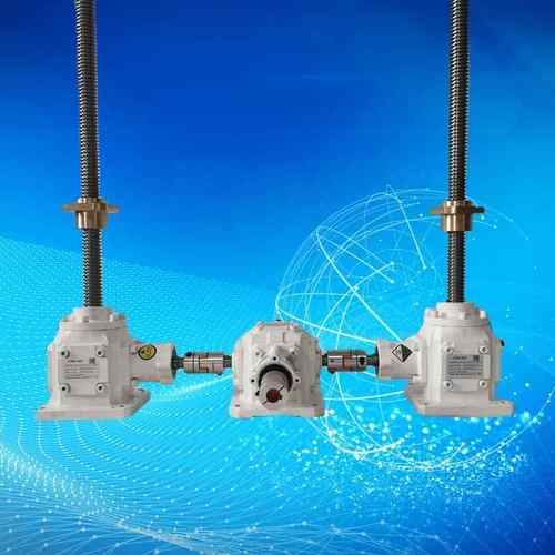 格瓦伞齿轮螺旋丝杆升降平台 螺母上下运动高速滚珠丝杆升降机