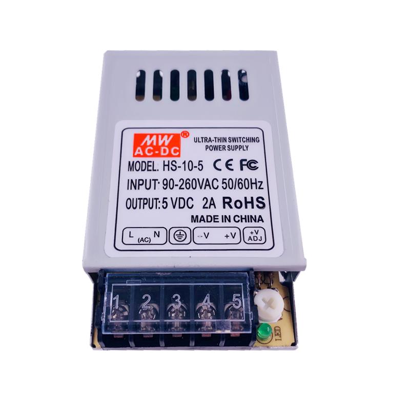 施恩明纬超薄小型电源CS/HS-10W24V5V12V电源SMS10-24/10-5/10-12