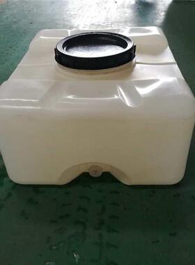 黑色大口径吨桶500L加厚pe塑料方桶带框架液体运输桶包装桶带盖