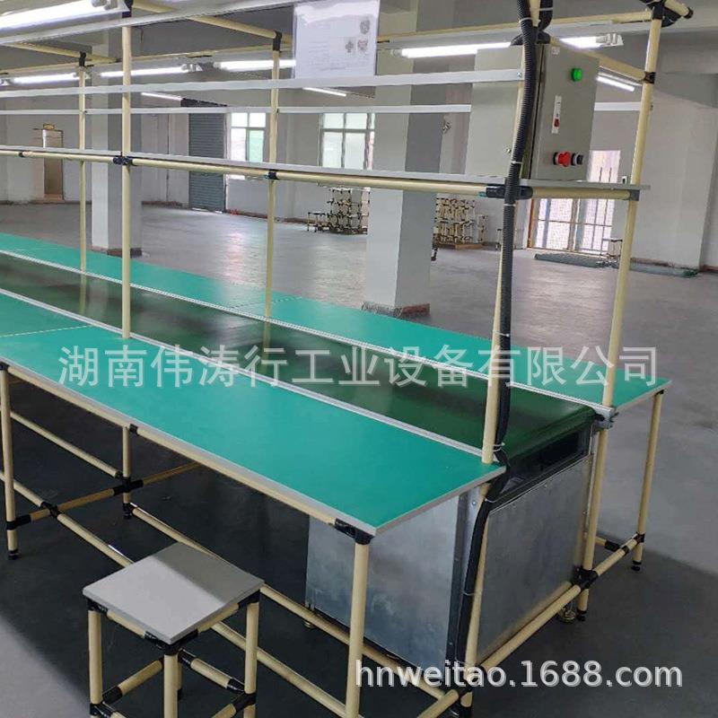 定制生柔产生产线线精益管工作台线防静电性棒工作台水流线