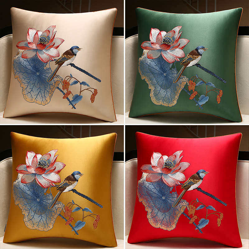 中国风抱枕靠垫新中式靠枕沙发客厅床头大号靠背垫办公室腰靠枕套,居家布艺,靠垫/抱枕,淘宝优惠券,粉丝福利购,淘宝优惠卷