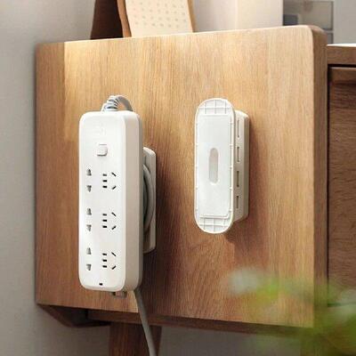 Plastic Power Strip Holder Universal Socket Wire Manager