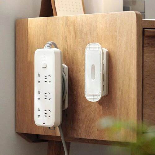 Plastic Power Strip Holder Universal Socket Wire Manager