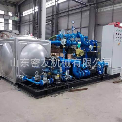 管壳式板式供汽MY-GNKX-暖换撬热站螺旋缠蒸热水换热机组全自动装