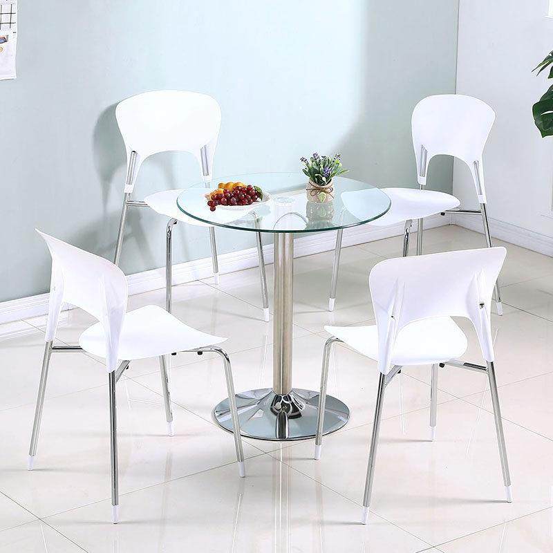 玻璃圆桌简约现代玻璃桌子圆钢化玻璃咖啡桌飘窗小桌子茶几洽谈桌,住宅家具,玻璃餐桌,淘宝优惠券,粉丝福利购,淘宝优惠卷