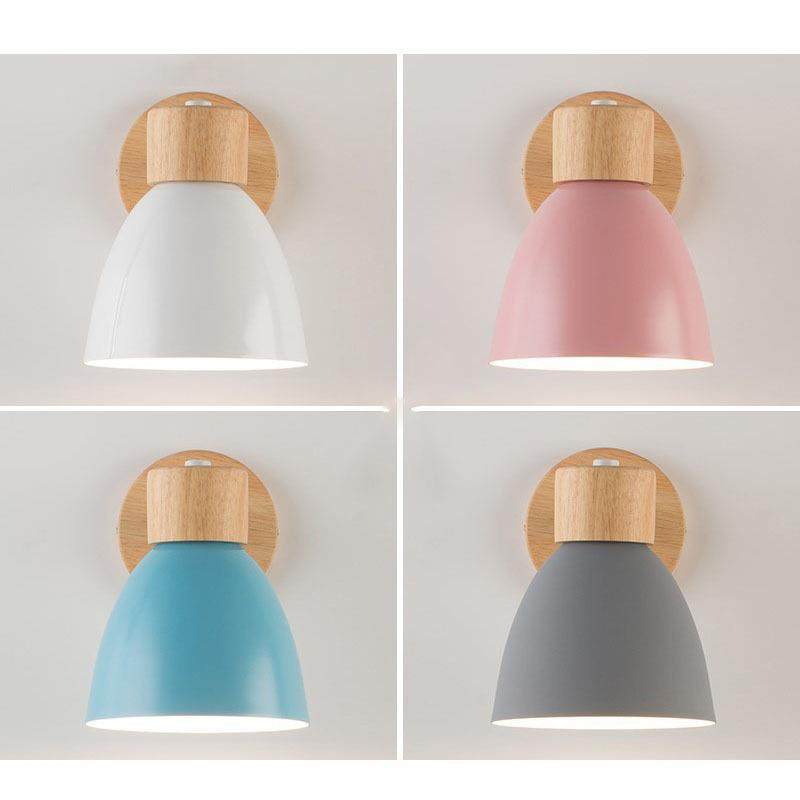 马卡龙床头灯壁灯卧室客厅简约过道led个性创意阳台餐厅楼梯壁灯