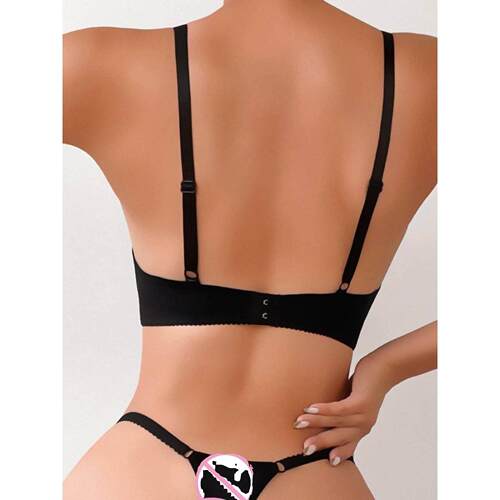 Hot Sale 2 Piece Underwear Bowknot Lace Lingerie Lingerie Se