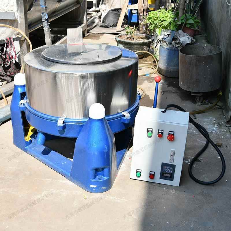 深圳工业五金配件脱干水机8 00型离心甩机 定制甩三XB-203足式塑