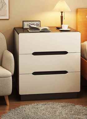 家用床头卧床床头简约现柜代小型床边柜置物架边室简易收IFE纳储