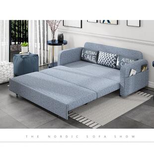 布艺可收纳沙发用拉床小推819 1户型单人双人多功能卧室办公两室
