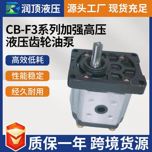 高压液压齿轮泵CB-F3系列油泵侧进后进11键电动泵泵站柱塞油泵