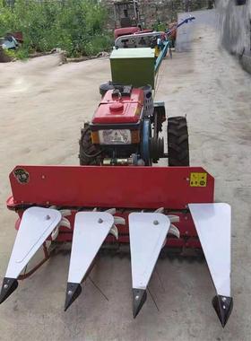 mKHD手扶割晒机割小台小型家用麦水稻牧草秸秆割倒机120c割幅