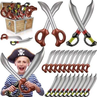 Funny Inflatable Pirate Swords, Halloween Birthday Toy Sword