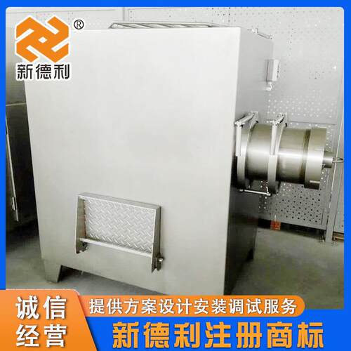 不锈冻鱼鸡皮绞肉机大型BWM骨钢架绞碎设备商用25器0型丸子绞肉机