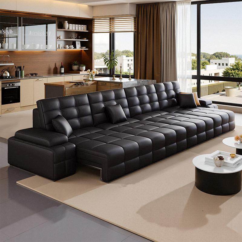 政府补贴零靠墙电动劳伦斯真皮沙发床现代简约小户型客厅2025新款,住宅家具,功能沙发,淘宝优惠券,粉丝福利购,淘宝优惠卷