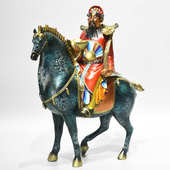 全铜马摆件财神唐马家居办公室客厅装 饰品桌面摆设开业礼品工艺品