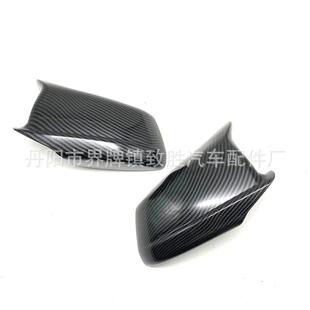 适用于5系11 F10F185系镜壳改装 M5碳纤水转印牛角镜壳改装 13款