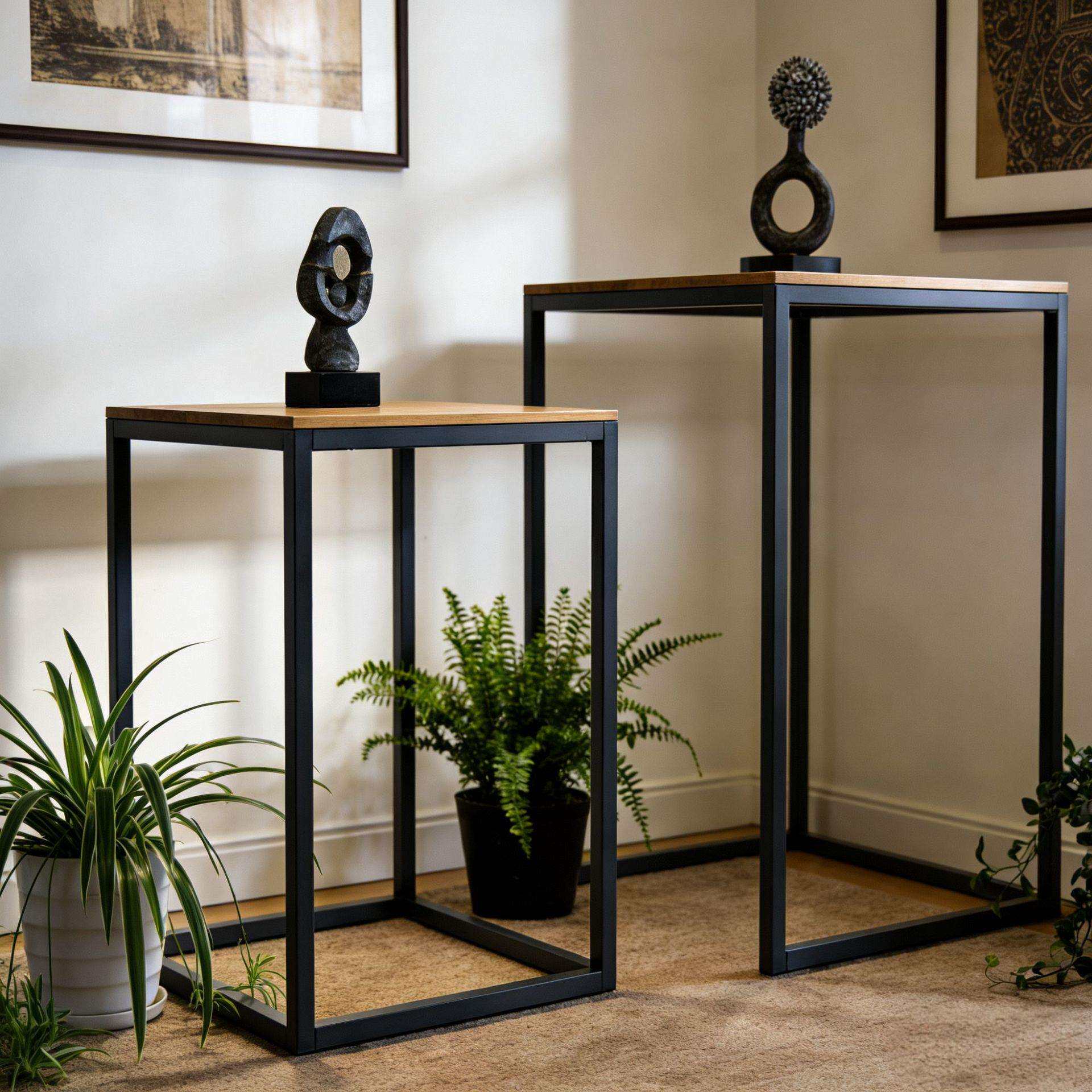 方形边桌小方茶几五金脚可做家具五金铁架沙发边几金属架