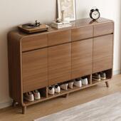 大容量实木色鞋 柜口储家B278BB2用入户楼外玄道关柜一体收纳物新