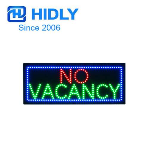供应NO VACANCY发光字空位招牌LED 发光字跨境出口停车场发光字