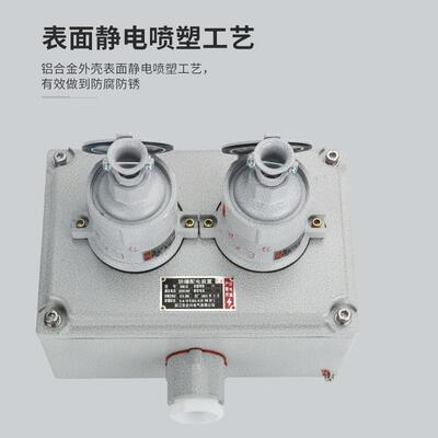 防爆插销箱AV220V/380V三芯五芯铸铝防爆盒加厚增安型防爆插销箱