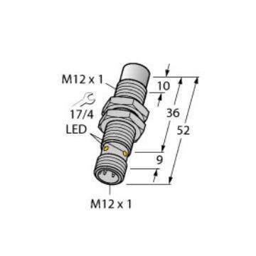 Turck 图尔克传感器NI10U-EM12WD-AP6X-H1141/3GD 电感式接近开关