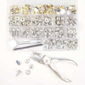 篷布金属按扣 工具 批发80套不锈钢螺丝大白扣四合扣套装 安装