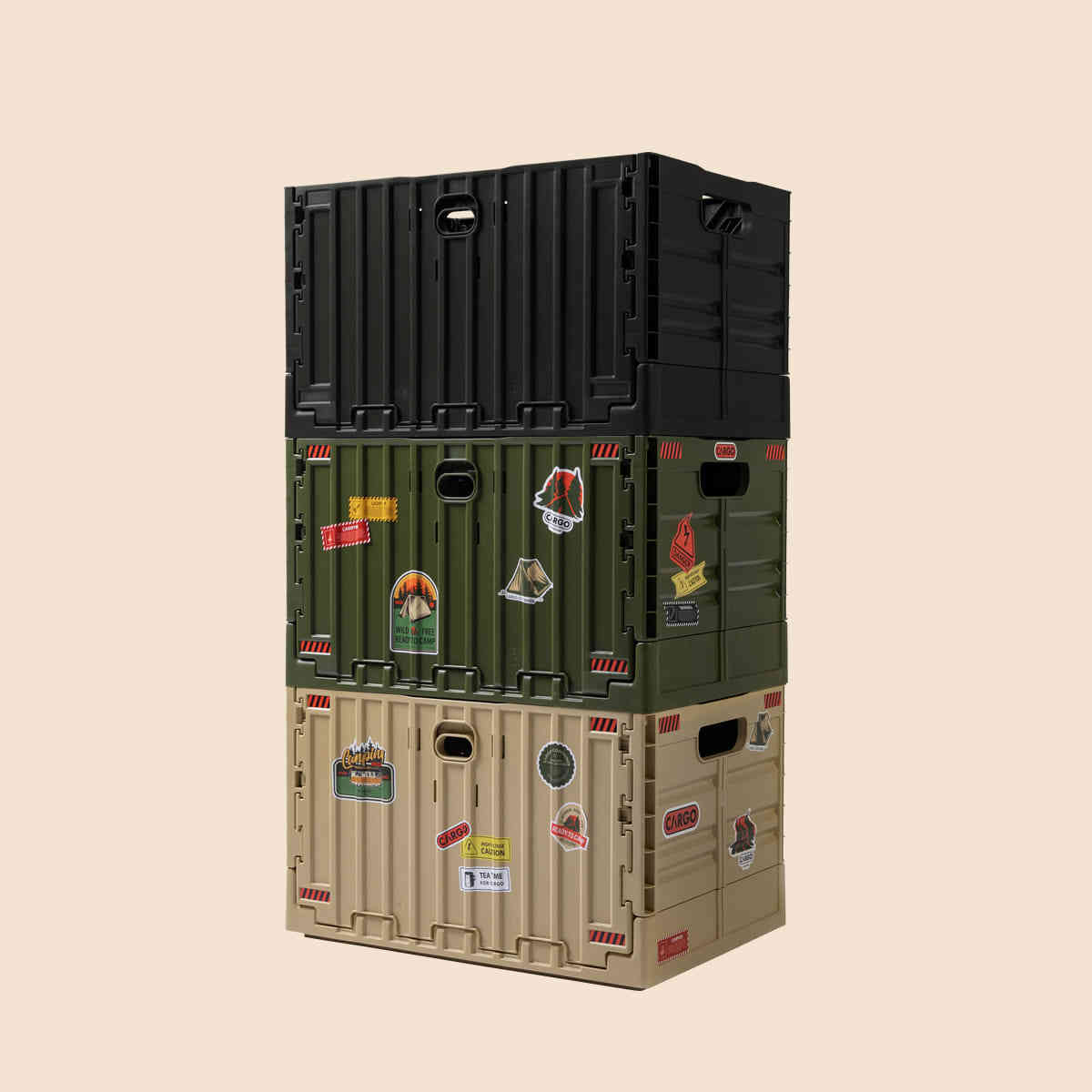 CARGO户外收纳箱折叠箱露营可折叠箱桌纳箱户外折叠椅收纳箱