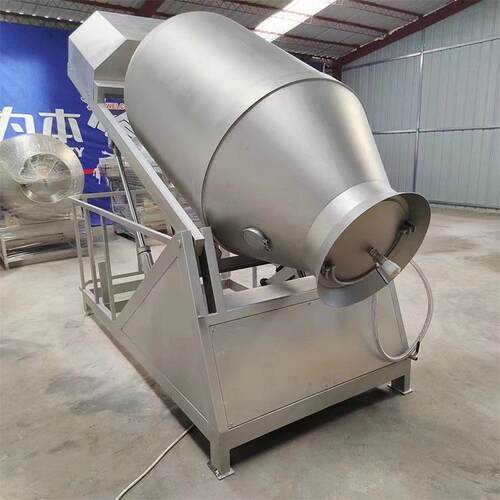 兔肉全自动呼吸式巨型真空搅拌腌制机智能倾斜式出料滚揉机