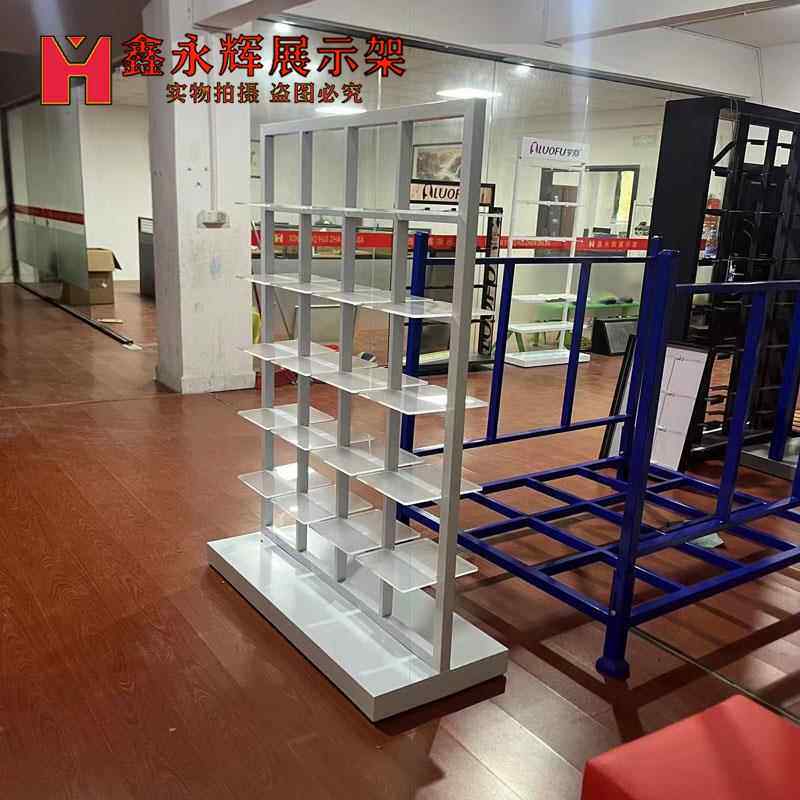鞋店鞋架运动鞋双面中岛架鞋店中间的鞋货架亚克力鞋托直播间鞋柜