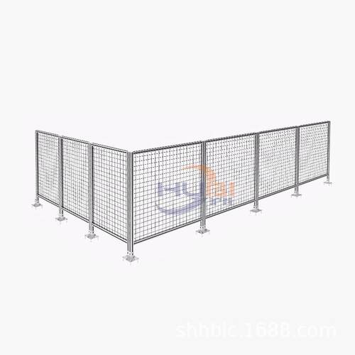 车间隔离网工业护栏网机器防护罩设备安全围栏铝型材围栏铝合金网