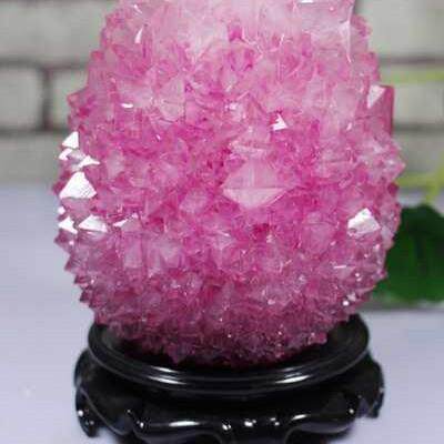 明矾结晶体摆件矿物晶体奇石观赏石工艺品客厅家居装饰品摆设