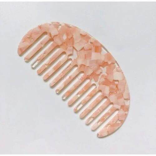 Acetic acid plate geometric comb, simple hair comb, cute