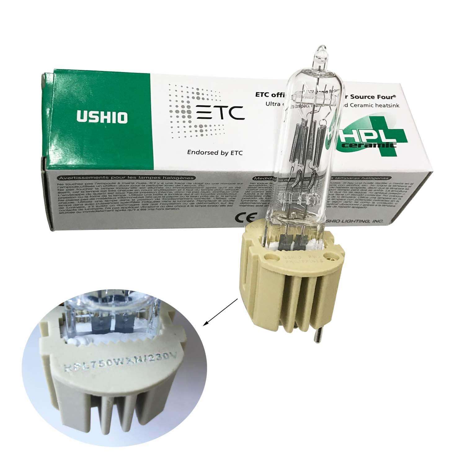 威伐光疗仪灯泡 长寿命成像灯泡 USHIO HPL230V 750WXN G9.5灯脚