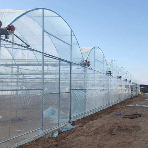 连栋薄膜温室冷暖春秋棚 蔬菜大棚单体拱棚春秋冷暖面包棚