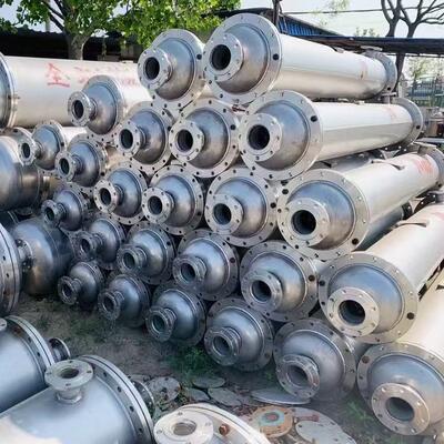 列管式钛材冷凝器多功能高压小型化工工业冷却循环式冷却设备