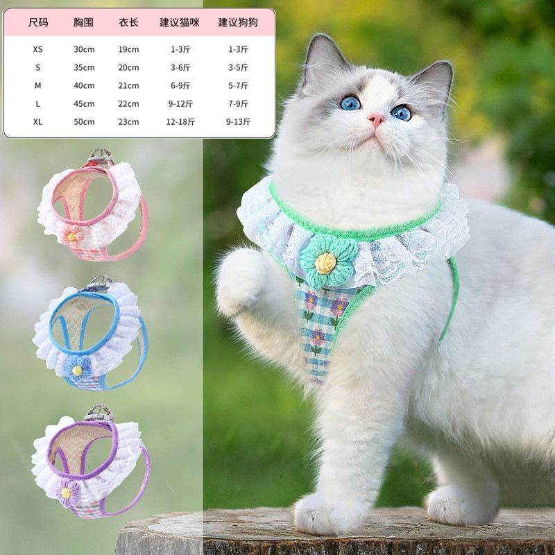 猫咪牵引背带背带JK小花猫牵引绳