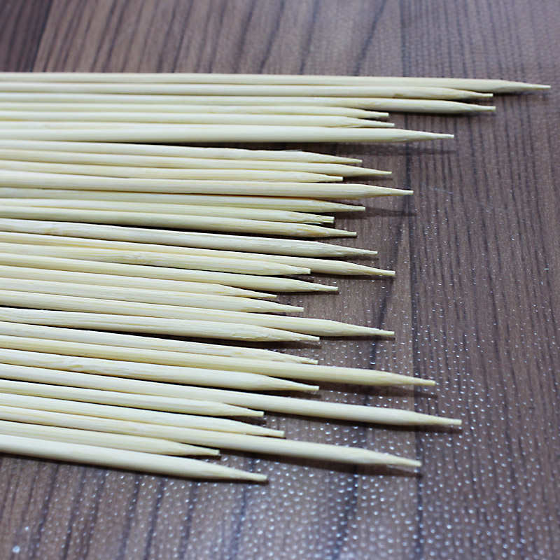 整箱竹签25cm*2.5mm 9000/箱麻辣烫炸串涮锅小吃签子烧烤工具
