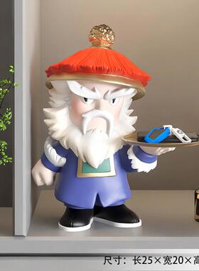 高档创意设人物桌面小摆件办装工公室位摆网红趣味搞怪饰品生日礼