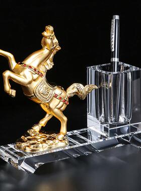 正品笔筒办公创意纪念品会议o活动礼品创意制lg定o笔送老师领筒导