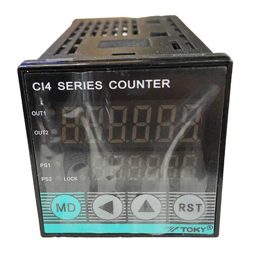 原装正品东崎TOKY计数器/计米器CI4-RC60B 100-240VAC/DC 48面板