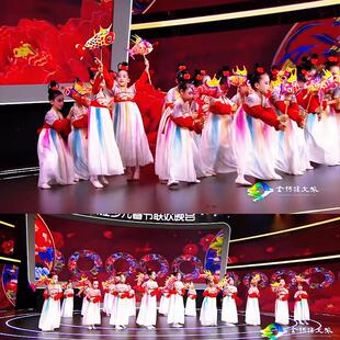 年年有余演出服装正月十五夜俏元夕小道童汉唐中国风古典舞蹈服装