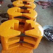 铁路轨道断裂应急轨道加固器断轨接头无孔夹具断轨急救器