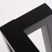 子铁艺桌腿支架餐桌底座办支公桌桌茶几岩008板腿电脑桌架金属桌