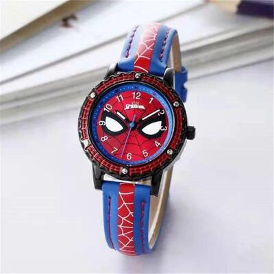 Children Cartoon Watch Boy Primary School Student Clock Spid