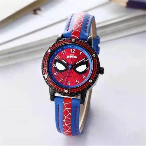 Children Cartoon Watch Boy Primary School Student Clock Spid