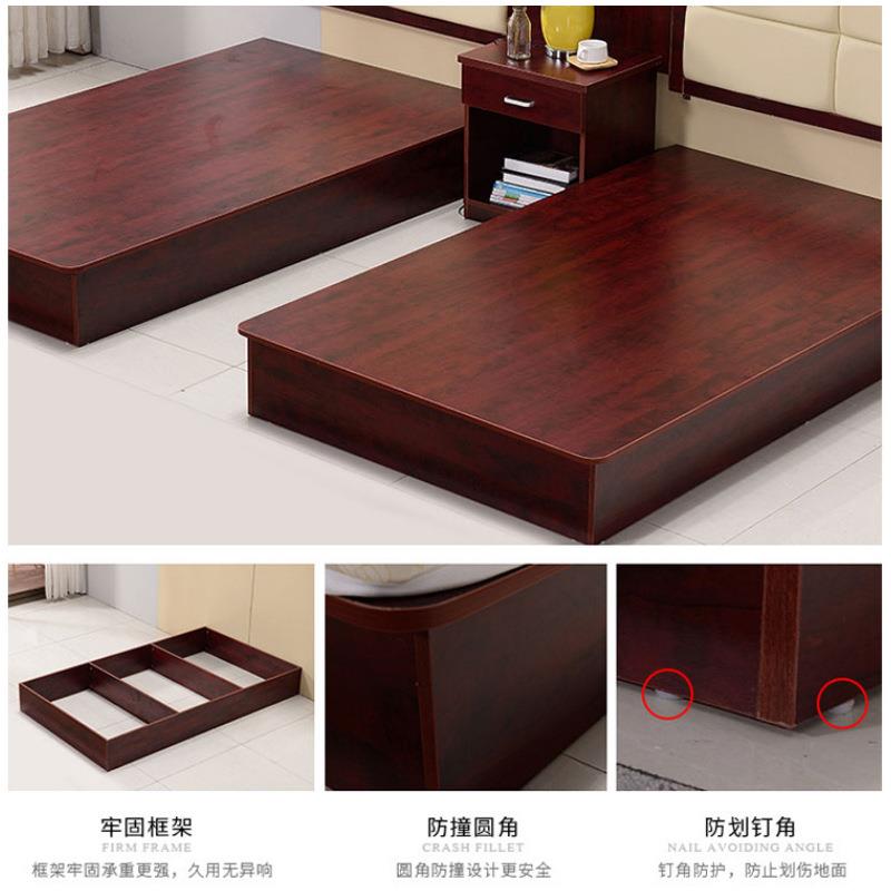 宾馆家具标间全套宾馆床套装店酒电身视衣柜桌74子柜单公寓