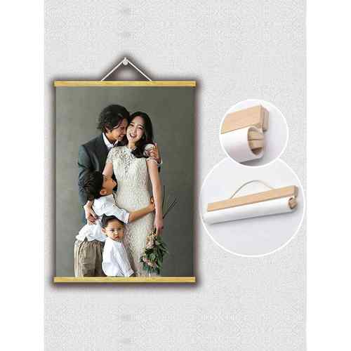 高清打印油画布挂画定制照片放大挂墙艺术个人写真照摄影照装饰画