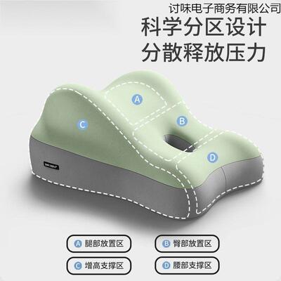 屁股垫加厚半躺靠背床头趴睡神器沙发靠垫床上臀部抬高多功能枕头