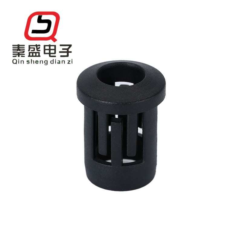 秦盛LED长筒灯套扣式灯座 尼龙发光二极管 保护套 塑料绝缘隔离套